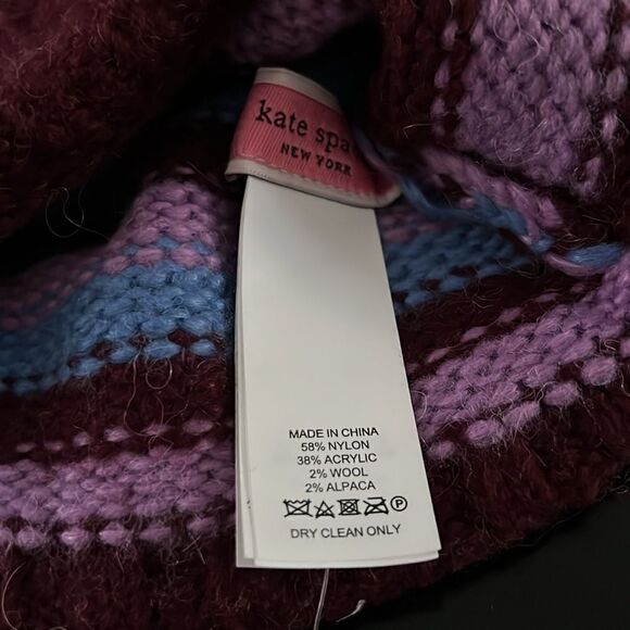 NWT KATE SPADE NEW YORK Heritage Stripe Beanie Hat main image 5